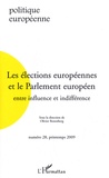 Olivier Rozenberg - Politique européenne N° 28, printemps 200 : Les élections européennes et le Parlement européen - Entre influence et indifférence.
