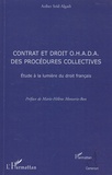 Aziber Seïd Algadi - Contrat et droit OHADA des procédures collectives.