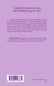 L'Afrique dans le jazz des années 1950 et 1960