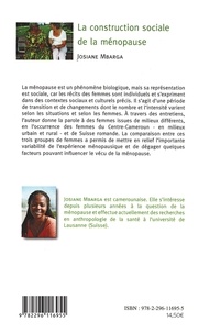 La construction sociale de la ménopause. Vécu et perception en Suisse et au Cameroun