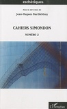 Jean-Hugues Barthélémy - Cahiers Simondon N° 2 : .