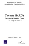 Annie Ramel et Christian Gutleben - Cycnos Volume 26 N° 2/2010 : Thomas Hardy - Far from the Madding Crowd.