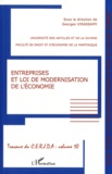 Georges Virassamy - Entreprises et loi de modernisation de l'économie.