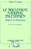 Nadine Picaudou - Le mouvement national palestinien, génèse et structures.