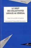 Ibrahima Diallo - Le droit des collectivités locales au Sénégal.