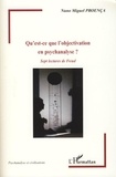Nuno Miguel Proença - Qu'est-ce que l'objectivation en psychanalyse ? - Sept lecture de Freud.