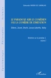 Edmundo Morim de Carvalho - Le paradoxe sur le comédien ou la comédie de l'imitation - Diderot, Jouvet, Bretch, Lacoue-Labarthe, Valéry.