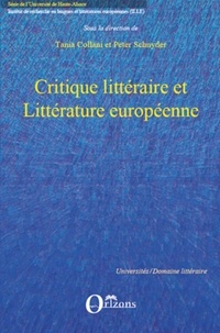 Tania Collani et Peter Schnyder - Critique littéraire et littérature européenne.