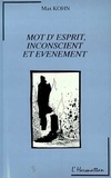 Max Kohn - Mots d'esprit, inconscient et evenement.