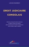 Lukusa Nsambayi - Droit judiciaire congolais.