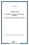 Charles Gide - Contributions à la Revue d'économie politique.