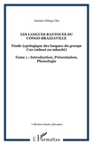 Oba antoine Ndinga - Les langues Bantoues du Congo-Brazzaville - 1 Etude typologique des langues du groupe C20 (mbosi ou mbochi) - Tome 1 : Introduction, Présentation, Phonologie.