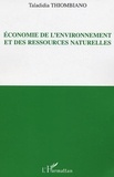 Taladidia Thiombiano - Economie de l'environnement et des ressources naturelles.
