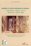 Youcef Allioui - Enigmes et joutes oratoires de Kabylie - Edition bilingue berbère-français.