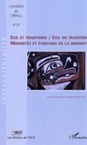 Marc Michaud - Cahiers du CIRHILLa N° 27 : Exil et traditions / Exil ou tradition - Minorités et écrivains de la minorité.