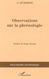 Gaspard Spurzheim - Observations sur la phrénologie.