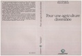 Marcel Jollivet - Pour une agriculture diversifiée - Arguments, questions, recherches.