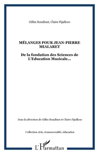 Gilles Boudinet - Mélanges pour Jean-Pierre Mialaret.
