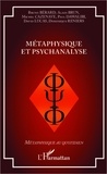 Bruno Bérard et Alain Brun - Métaphysique et psychanalyse.