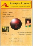  L'Harmattan - Afrique Liberté N° 4, octobre 2007 : .