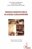 César Kapseu et Noël Djongyang - Energies renouvelables en Afrique subsaharienne.