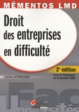 Laëtitia Lethielleux - Le droit des entreprises en difficulté.