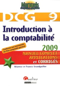 Béatrice Grandguillot et Francis Grandguillot - Introduction à la comptabilité DCG 9.