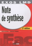 Michel Deyra et Fabienne Ferrer - Note de synthèse - Exercices.