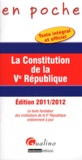  Gualino - La Constitution de la Ve République.