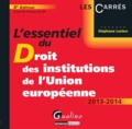Stéphane Leclerc - L'essentiel du droit des institutions de l'Union européenne.