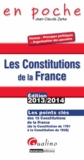 Jean-Claude Zarka - Les Constitutions de la France : formes, principes politiques, organisation des pouvoirs - Les points clés des 15 Constitutions de la France (de la Constitution de 1791 à la Constitution de 1958).