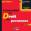 Corinne Renault-Brahinsky - L'essentiel du droit des personnes.