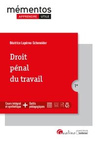 Béatrice Lapérou-Scheneider - Droit pénal du travail.