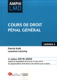 Laurence Leturmy et Patrick Kolb - Cours de droit pénal général.