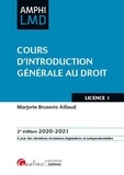 Marjorie Brusorio Aillaud - Cours d'introduction générale au droit.