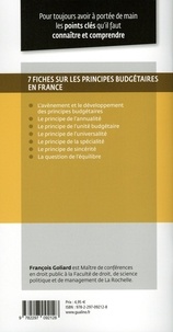 Principes budgétaires en France  Edition 2021-2022