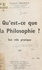 Charles Hertrich et Raymond Durot - Qu'est-ce que la philosophie ? Son rôle pratique.