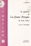 Florence De Lussy - La genèse de La Jeune Parque, de Paul Valéry - Essai de chronologie.