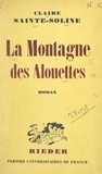 Claire Sainte-Soline - La montagne des alouettes.