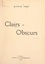 Blanche Messis - Clairs-obscurs - Contes radiophoniques.
