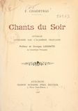 F. Chadeyras et Georges Lecomte - Chants du soir.