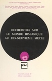  Centre d'études ibériques et i et Jean-René Aymes - Recherches sur le monde hispanique au XIXe siècle.