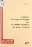 Calogero Giardina et Michel J. Minard - Narration, burlesque et langage dans "Le roman bourgeois" d'Antoine Furetière.