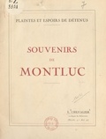 L. Chevalier - Plaintes et espoirs de détenus, souvenirs de Montluc.