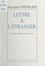 Georgette Tonnelier et Charles Juliet - Lettre à l'étranger.