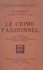 Léon Rabinowicz et Léon Cornil - Le crime passionnel.