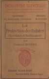 Georges Rondel et Théodore Ruyssen - La protection des faibles (assistance et bienfaisance).