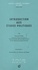 Georges Vedel - Introduction aux études politiques (1). Vocabulaire et notions de base, 1974-1975.