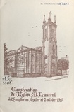 Jean-Julien Weber et  Paroisse Saint-Laurent, Saushe - Consécration de l'église St. Laurent à Sausheim les 1er et 2 octobre 1955 - Programme-souvenir.