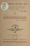 Denys Gorce et Edmond Wansteenberghe - Forces spirituelles.